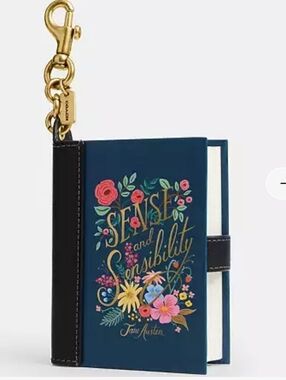💕48 HOUR SALE - Coach Sense and Sensibility Book Charm💕